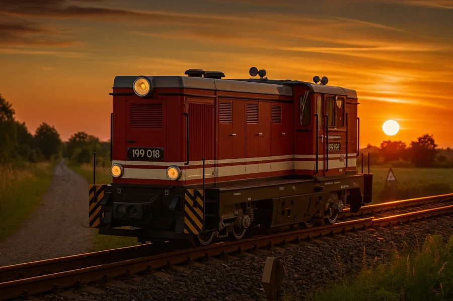 Diesellok 199 018 SOEG Formneuheit LGB 26450 - Illustration der Lok