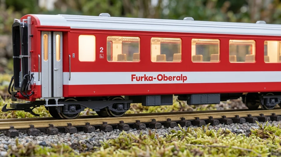 Personenwagen 2. Klasse Furka-Oberalp-Bahn LGB 30683 - Detaillierte Übersicht