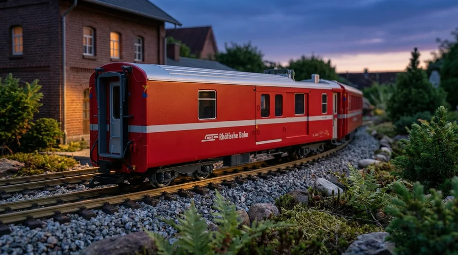 Gepäckwagen RhB LGB 30693 - Detaillierte Übersicht