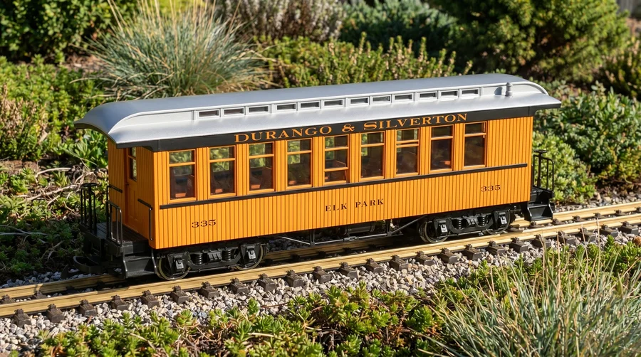 Personenwagen 335 Elk Park Durango und Silverton LGB 30822 - Historische Schmalspur-Präzision