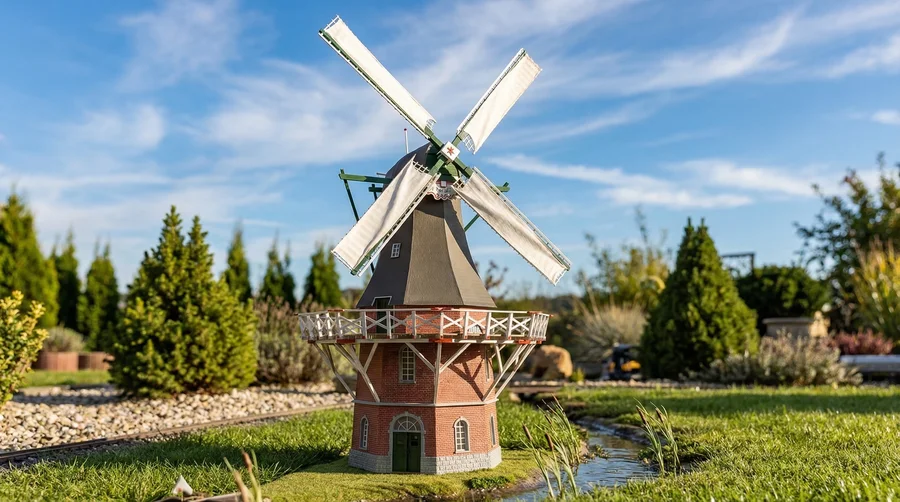 Grosse Windmühle Pola 331701 - Authentische Brise für die Anlage