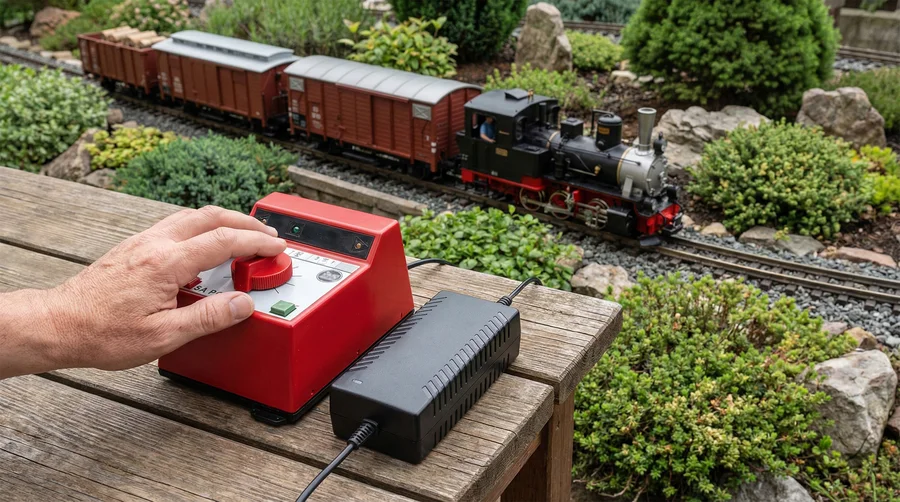 Elektronischer Fahrregler 5A mit Schaltnetzteil 19V/6A im Spur G Set - Detaillierte Übersicht
