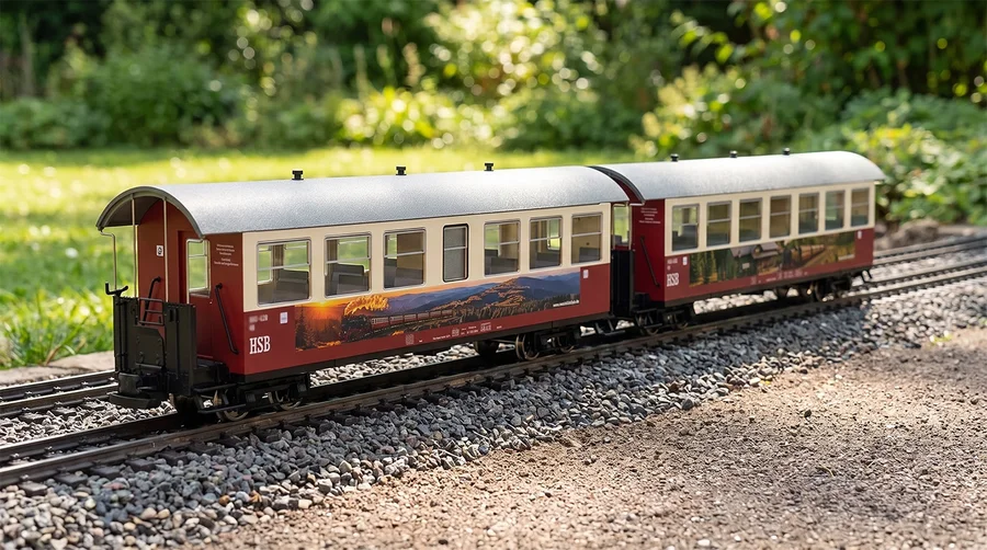 HSB Personenwagen 2er-Set Spur G – Modell-Land Edition Train Line 8200295 - Detaillierte Übersicht