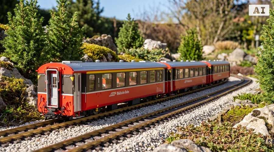 RhB Personenwagen EW III analog 3er Set - 1. Klasse und 2. Klasse Train Line 8200298 - Detaillierte Übersicht