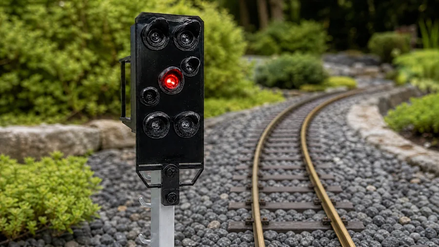 Lichtsignal Typ HL Kompaktsignal DR Spur G mit Decoder – Betonmast – ML-Train 83804635 - Detaillierte Übersicht