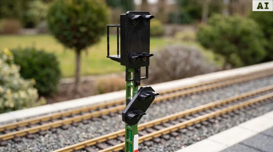 Lichtsignal Typ HV Einfahrtssignal mit Ersatzrot und Vorsignal für Spur G analog / digital mit Decoder ML-Train 83804644 - Detaillierte Übersicht