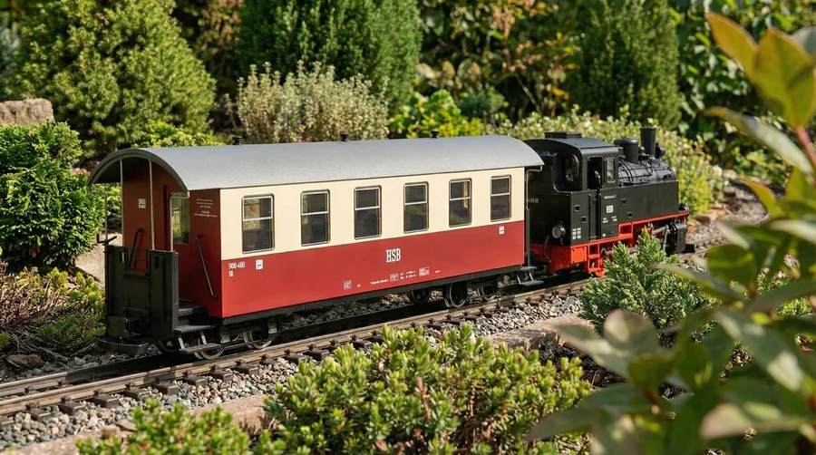 Personenwagen 6 Fenster 900-490 HSB Train Line 3530824 - Präzise HSB-Wagen-Replik