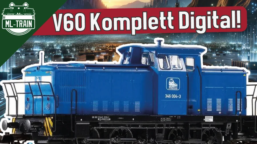 Digitalisierung PIKO G V60 / BR 260 mit Rangierkupplung DRIVE-XL & SX6 (Produktvideo)