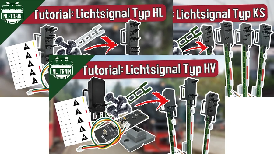 HV-, HL- und KS-Signal Tutorial: Aufbau und Installation für Spur G mit Decoder - Analog & Digital