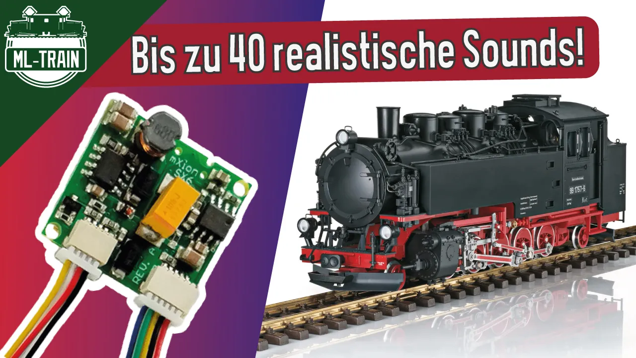 SX6 Soundmodul im Einsatz – Authentischer Dampfsound für die LGB 99 6001 | 16-Bit Sound