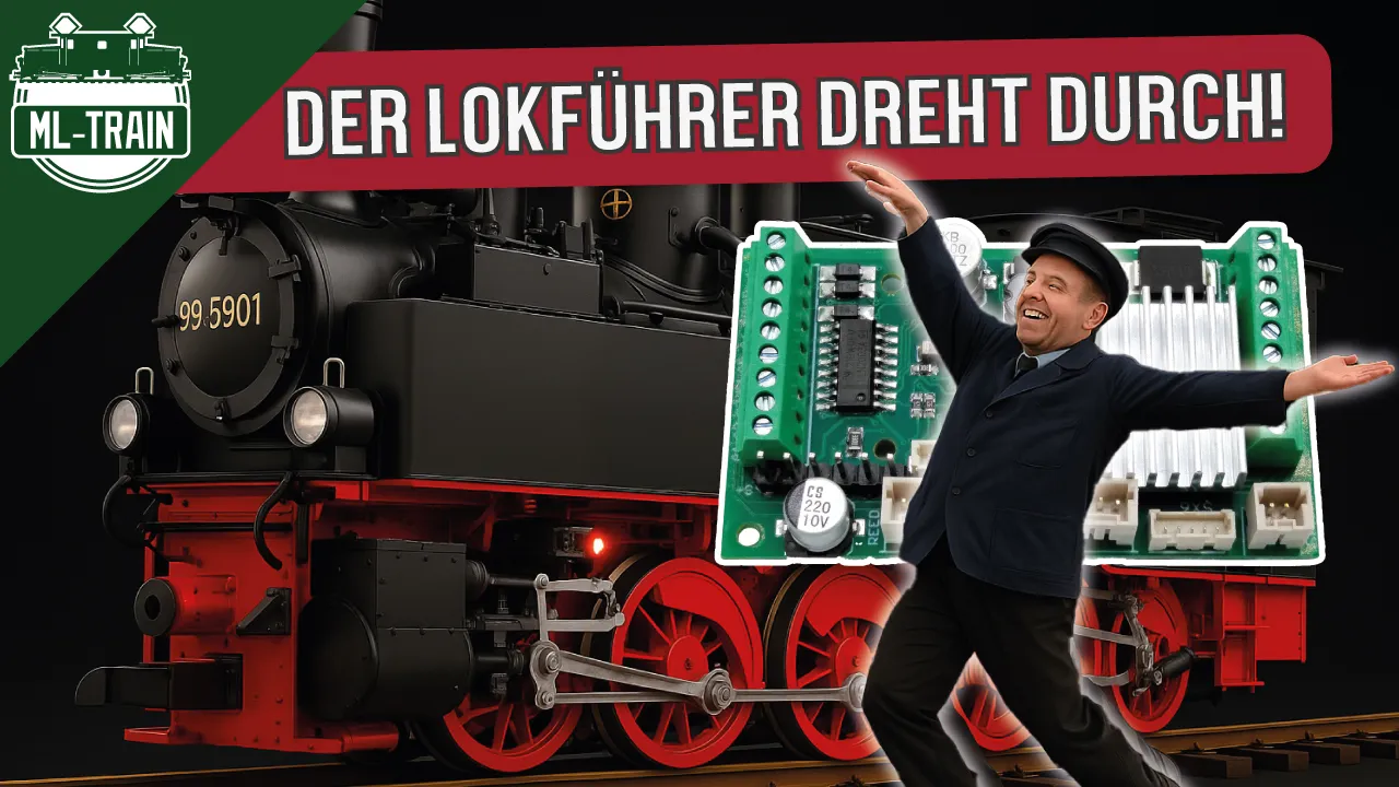 AUTOMATISCH DREHENDE LOKFÜHRER – So geht’s mit dem DRIVE-XL!