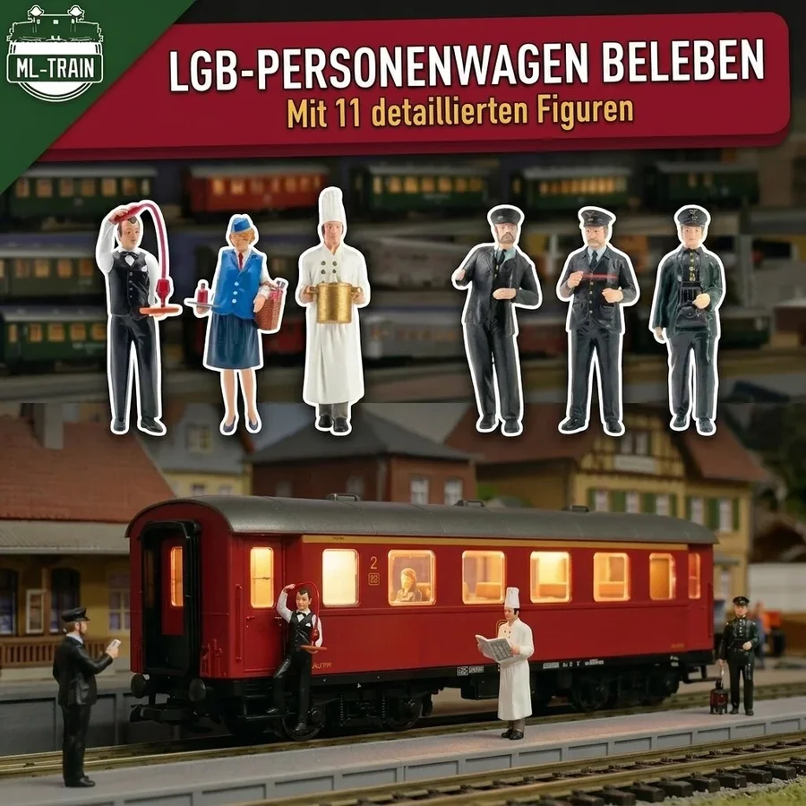 ML-Train Neuheiten: Die neuen ML-Train Figuren-Serie für die Spur G