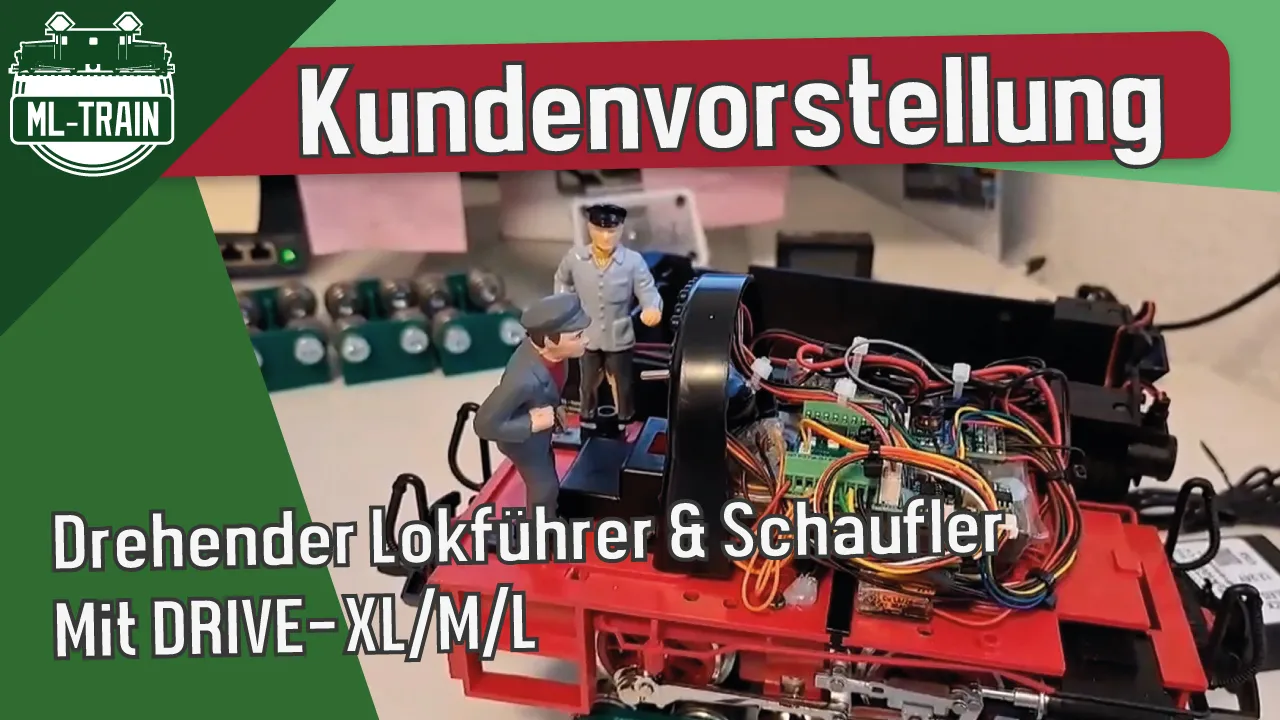 Lebendige Lokführer & Heizer mit Servo-Technik – So geht's einfach & realistisch!
