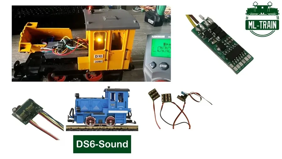 D10 (LGB 2x90x) Diesellok-Umbau mit ML-Train DRIVE-S Decoder, SX6-Sound und Mini Cap (Produktvideo)