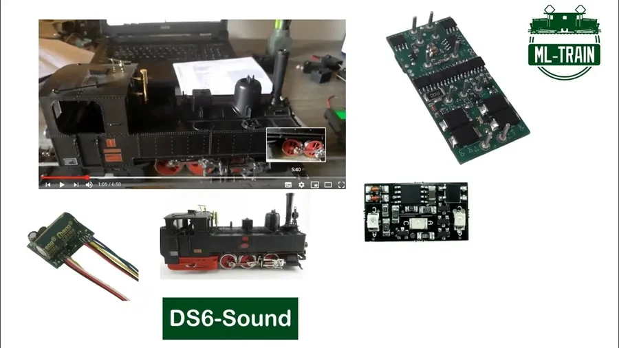 Digitalisierung Dampflok der Baureihe U mit einem ML-Train DRIVE-L, SX6, Feuermodul (Produktvideo)
