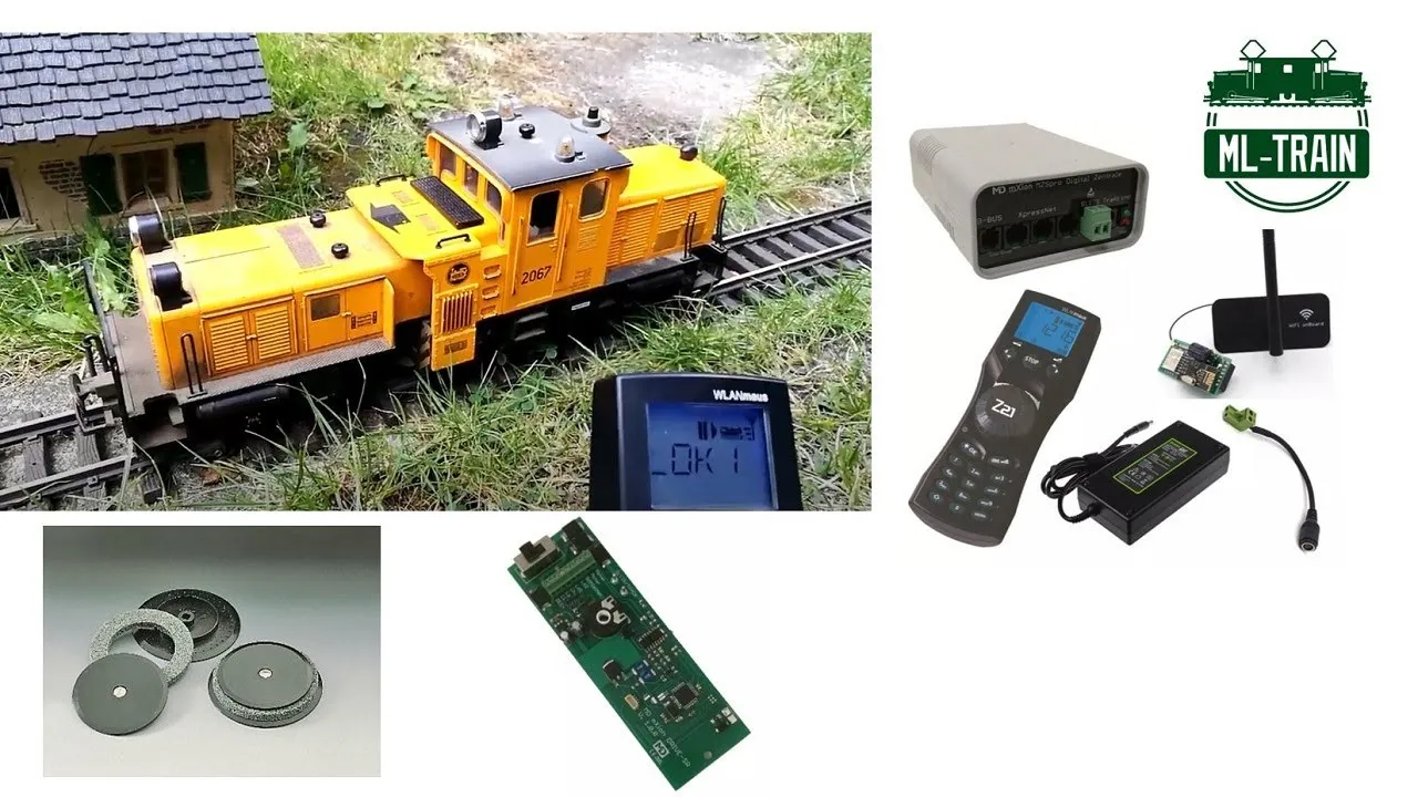 Reinigungslok LGB 20670 digitalisieren mit einem Spezial-Decoder von ML-Train (Produktvideo)