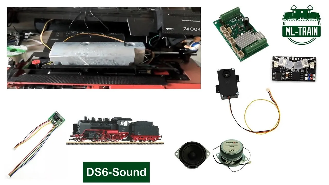 PIKO BR 24 Digitalisierung durchdrehende Räder gepulster Dampf SX6 DRIVE-XL ML-Train (Produktvideo)