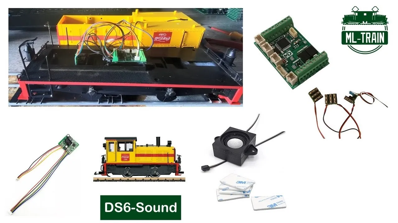 Digitalumbau US Rangierdiesellok LGB 27631 mit DRIVE-M, miniCAP und SX6 von ML-Train (Produktvideo)
