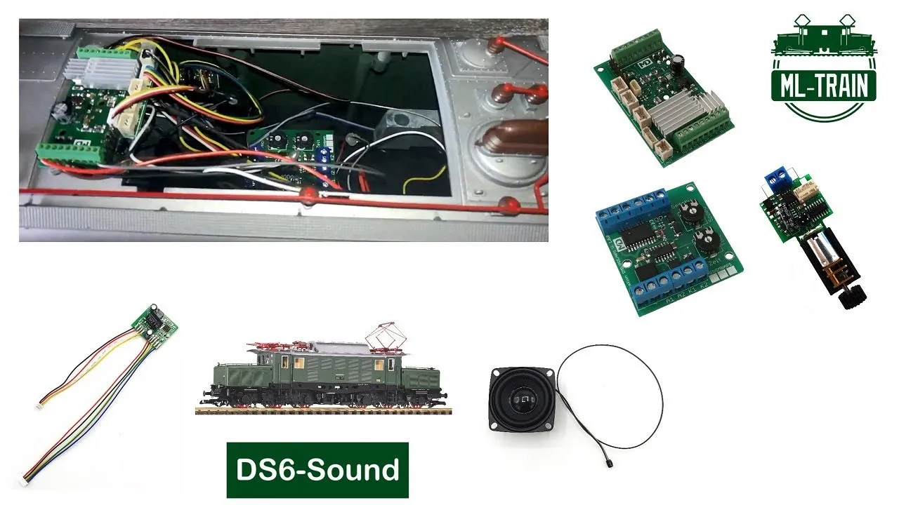 Digitalisierung PIKO G BR 194 E94 mit Licht und Sound + Pantoantrieb von ML-Train (Produktvideo)