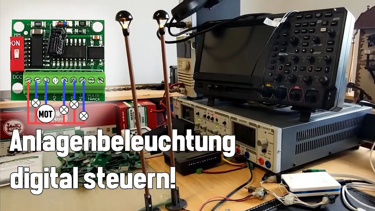 Lichtschaltdecoder 6-Kanal mit 18 Effekten Spur-G ML-Train 84004202 (Produktvideo)
