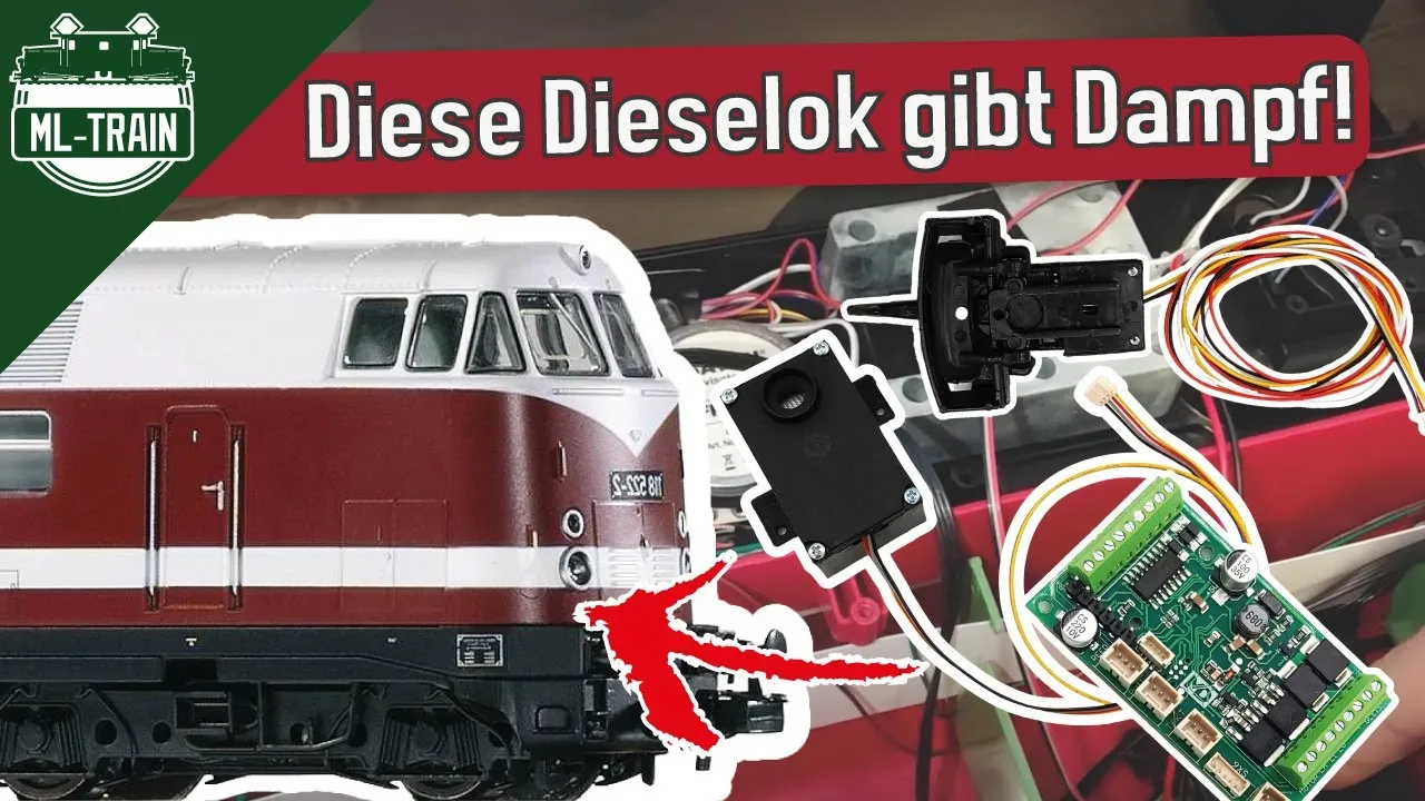 Digitalisierung PIKO G BR 118 mit Verdampfer und Entkuppler (Produktvideo)