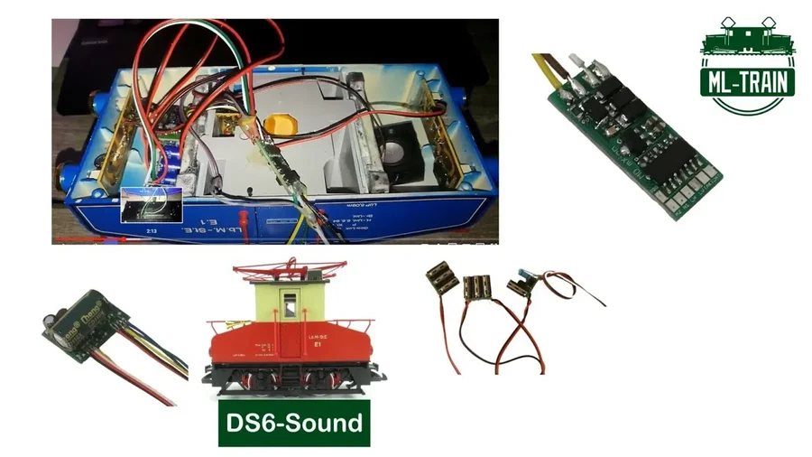 E1 Mixnitz (LGB 2x30x) E-Lok-Umbau mit ML-Train DRIVE-S Decoder, SX6-Sound + Mini Cap (Produktvideo)