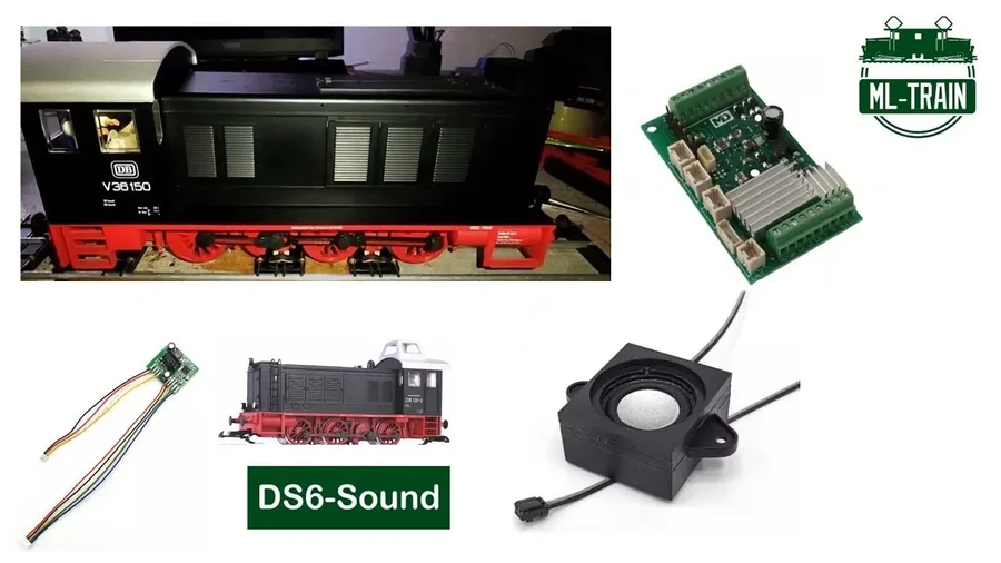 V36 Spur G Piko Soundvorstellung mit SX6 16 Bit-Diesel-Sound von ML-Train (Produktvideo)