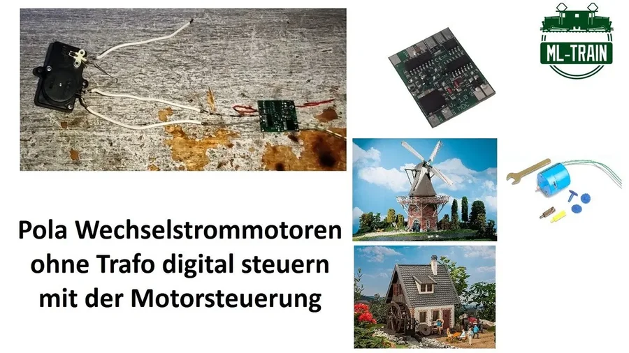Pola Wechselstrommotoren ohne Trafo digital steuern Motorsteuerung ML-Train 84003020 (Produktvideo)