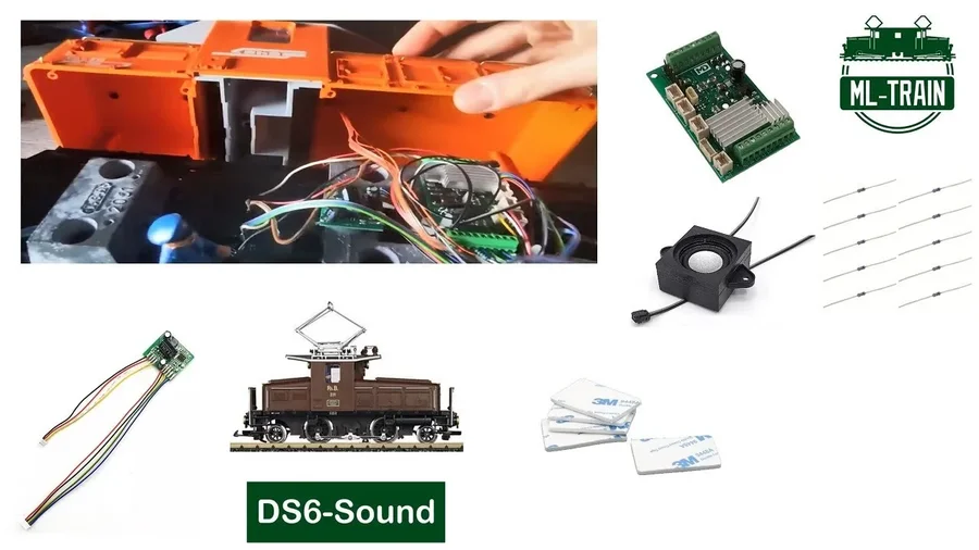 Digitalumbau einer LGB 2044 Ge 2/4 mit Schweizer Licht Mapping und Sound von ML-Train (Produktvideo)