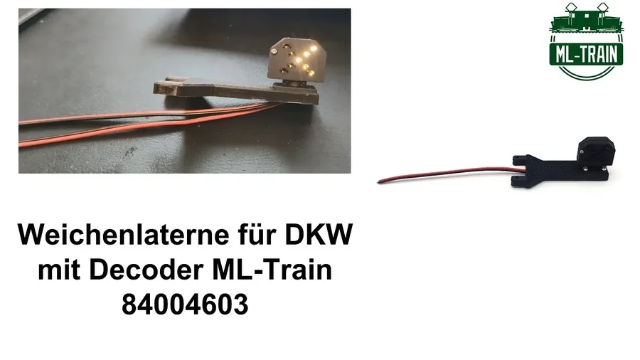 Weichenlaterne für DKW mit Decoder ML-Train 84004603 (Produktvideo 2/4)