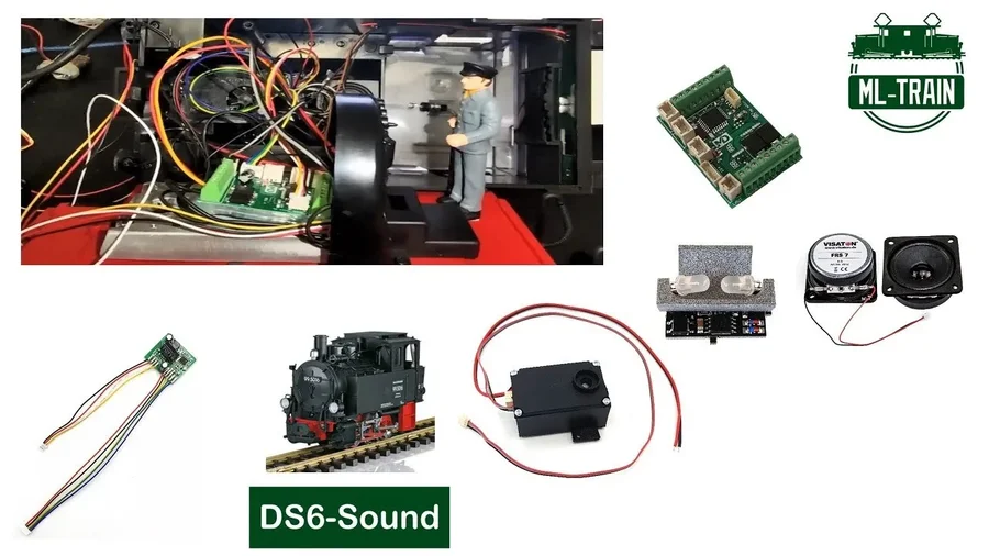 Umbau LGB kleine Dicke mit DRIVE-M, Sound, Verdampfer und Entkuppler  von ML-Train (Produktvideo)