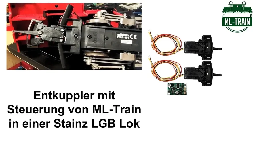 Entkuppler mit Steuerung von ML-Train in einer Stainz LGB Lok (Produktvideo)