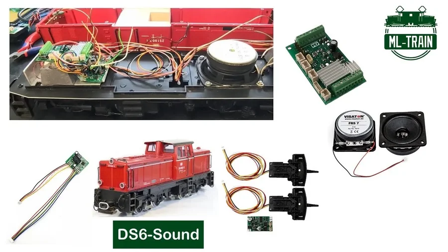 Umbau einer LGB DB Diesellok BR 251 / V51 / V52 mit Entkuppler und Sound ML-Train (Produktvideo)