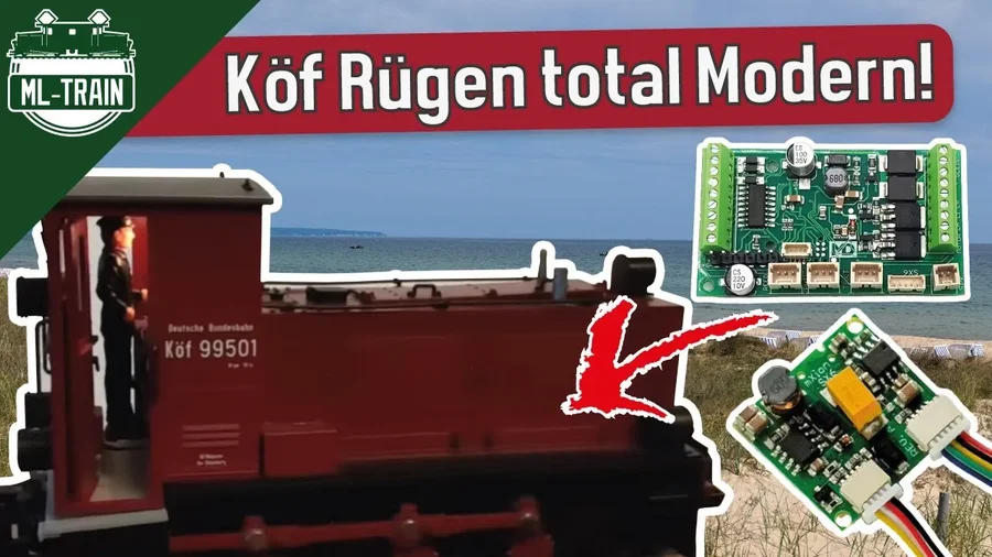 Komplettdigitalisierung einer LGB Köf 20590 Rügen (Produktvideo)