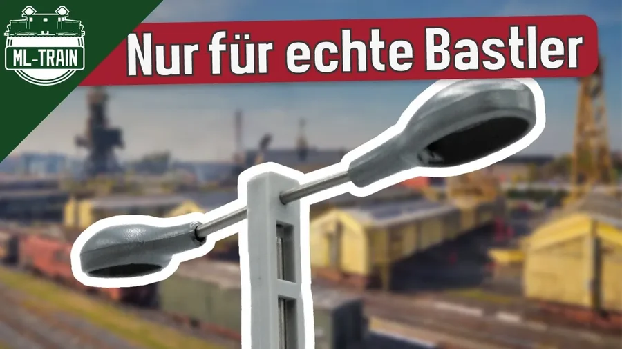 Zusammenbau der ML-Train Gittermastleuchte 