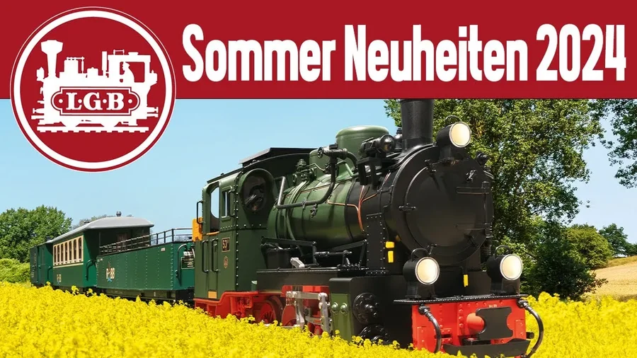 LGB Sommer Neuheiten 2024 - Allegra Triebzug | Ge 6/6 II | Dampflok 53 Mh RüBB | uvm.