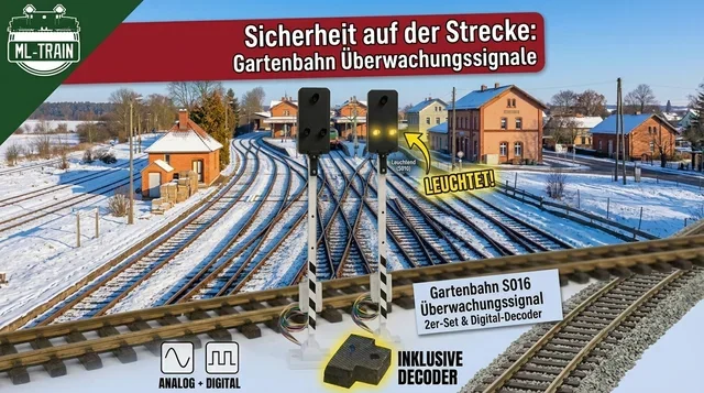 ML-Train So16 Überwachungssignal: Installation & Programmierung für Spur G