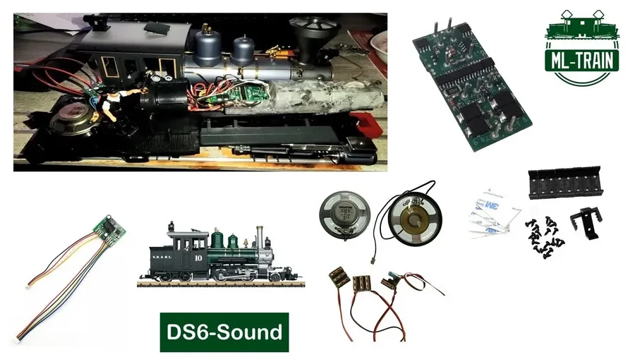 Sound- und Digitalumbau LGB Forney mit DRIVE-L und SX6 mit miniCAP von ML-Train (Produktvideo)