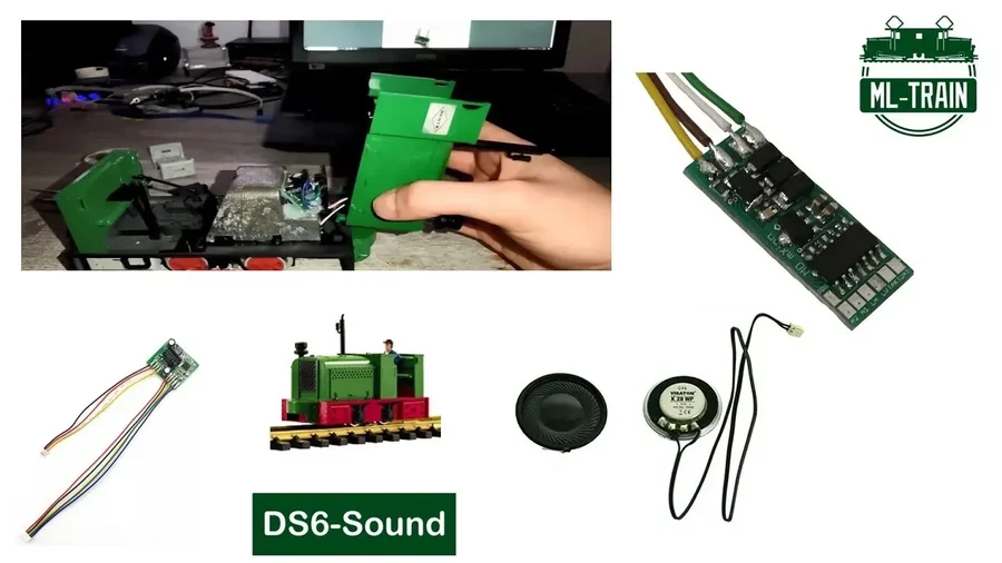 Digitalumbau mit Sound einer Feldbahnlok mit einem DRIVE-S und SX6-Sound von ML-Train (Produktvideo)