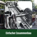 Hochbordwagen Bausatz Spur G braun mit Metall-Speichenradsatz 31 mm ML-Train 88923540_auswahl7