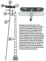 Gittermastleuchte DB, zweiflammig für Spur-G Modellbahnanlage ML-Train_auswahl5