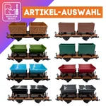 Träger-Flachwagen mit Aufsätzen als Spur-G Bausatz