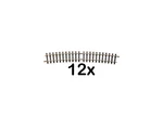 12 x Gleis gebogen R5, 15 Grad LGB 18000