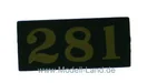Nummernschild 281 Dampflok UP LGB 72332-E003