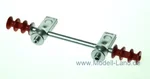 Stromabnehmerträger m Loch E-Lok Ge 2/4 LGB 20450-E009