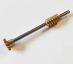 Zahnrad mit Welle und Schnecke Teilenummer 66 Diesellok Triebwagen LGB 20660