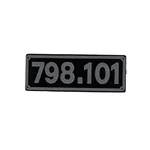 Nummerntafel bedruckt Nicki u. Frank S Dampflok LGB 21261-E016