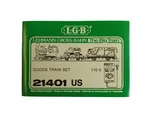 Aufkleber Dampflok Güterzug Stainz mit Unimog Kranwagen Starter Set LGB 21401 US