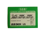 Aufkleber Dampflok Personenzug Steam Loco Starter Set LGB 22301 US