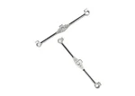 Kuppelstangen-Set für Spur-G LGB 24451 – 2 Stück